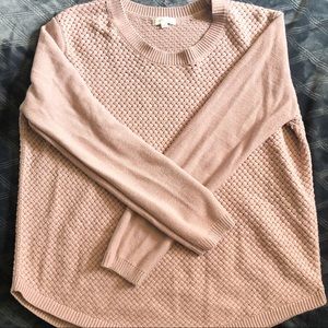 August Mist Blush Sweater